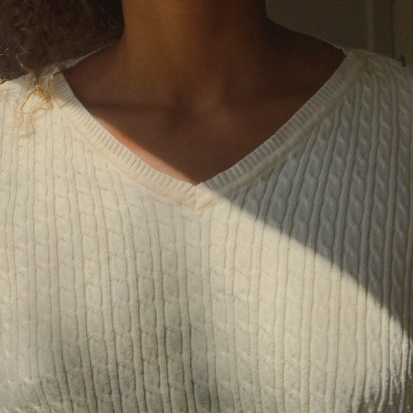 Yellow cable knit sweater brandy style - Picture 3 of 3